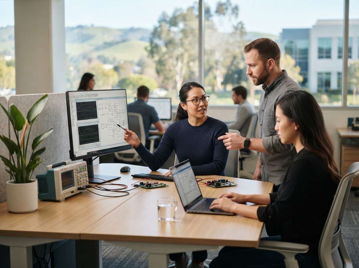 WaveQuantum team workspace reviewing portfolio analytics